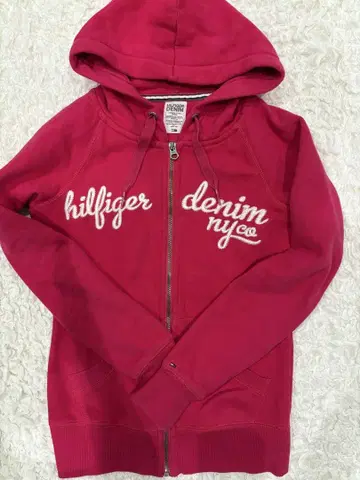 HILFIGER DENIM 핑크 후드티 XS