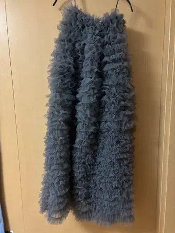 bibiy풍 볼륨 튤 롱 스커트