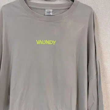 바운디 VAUNDY 롱 슬리브 T셔츠 그레이 L