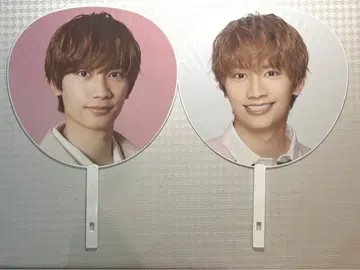 나니와단시 후지와라 죠이치로 부채 2개 세트