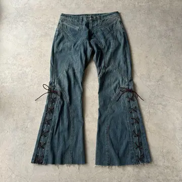 TORNADO MART 플레어 데님 팬츠 archive y2k