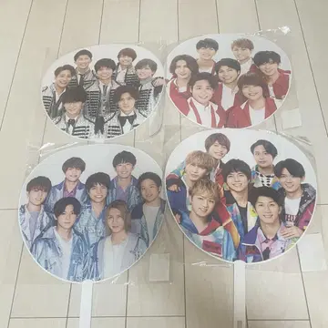 쟈니즈 WEST 카우콘 부채 4장 세트