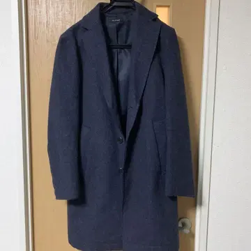 Sira Raggio 네이비 체스터 코트