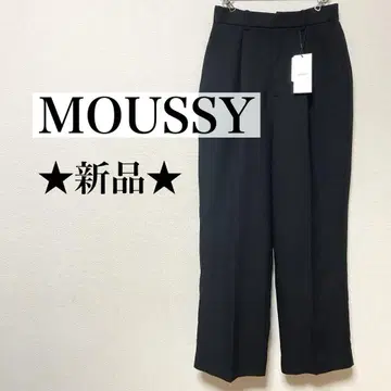 새상품 MOUSSY 스트레이트 와이드 팬츠