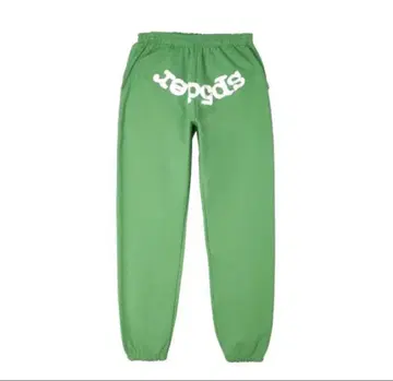 sp5der 스파이더 스웨트 팬츠 그린 S