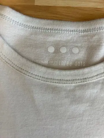 쓰리 도츠 뉴 산테 데드스탁 저지 라이트 그레이 티셔츠 M