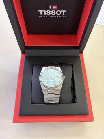 TISSOT PRX 아이스 블루 40mm