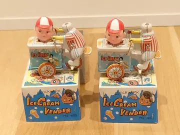 ICECREAM VENDER 아이스크림 양철 태엽 2개 세트