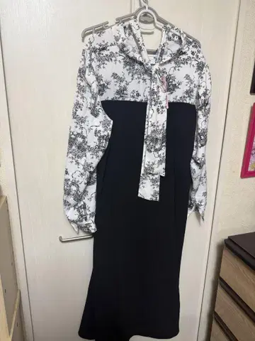 미사용 시착만 한 상품 빅 사이즈 노안느 원피스 4L