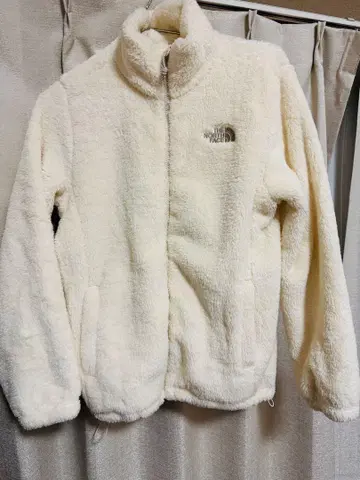 THE NORTH FACE 플리스 자켓 크림색