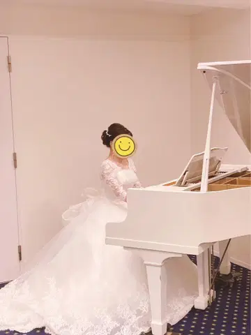 웨딩 드레스 베일, 리본, 소매 포함, 박스 포함