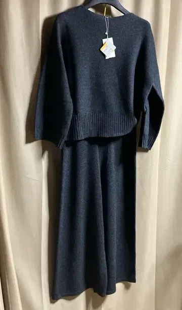 [택 포함 23구] 캐시미어 혼방 가우초 니트 셋업 38