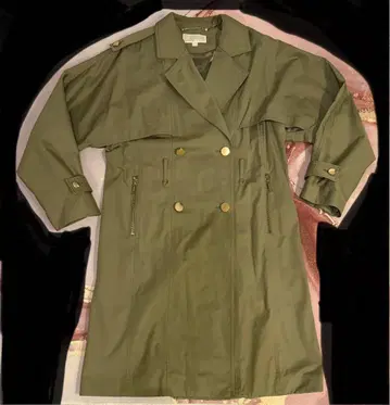 MICHAEL KORS 트렌치코트 피스타치오 카키 마이클코어스