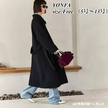 YONFA YONFA 벨티드 리버 코트 프리 사이즈 (현물 사진 2.3)
