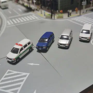 N 게이지 카토 1/150 자동차 4대 세트