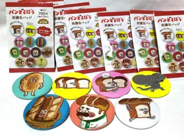 빵도둑 자수 캔뱃지 세트 7개