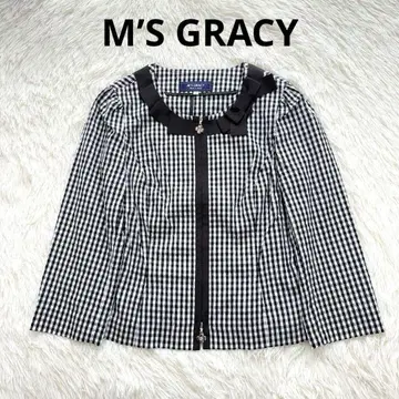 새상품급 M'S GRACY 엠즈 그레이시 7부 소매 자켓 겉옷 상의