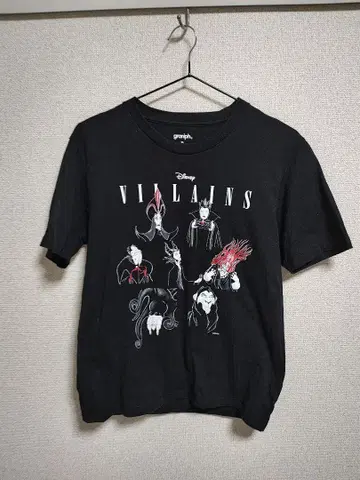 Disney Villains 티셔츠 SS 사이즈 graniph