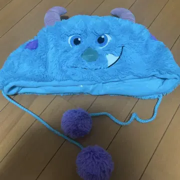 몬스터캡 파란색 플리스