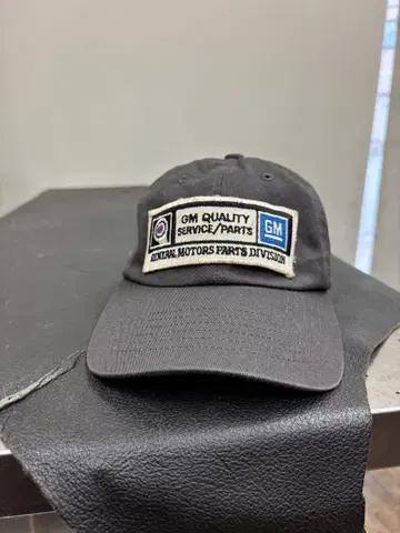 GM motors 캡 빈티지 와펜 코튼 100% 차콜