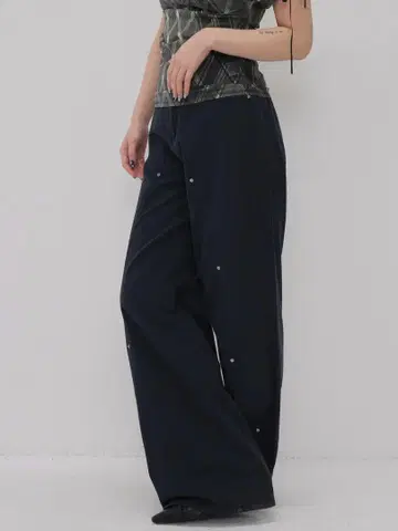 [ Enewd nina ] unique curve denim size1