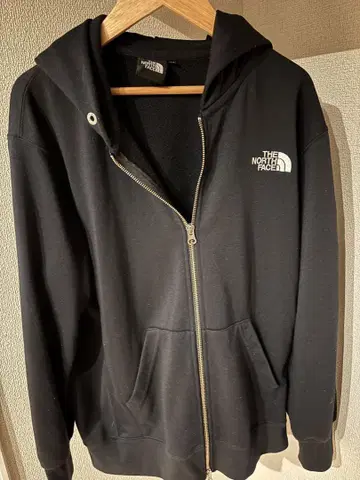 THE NORTH FACE 블랙 집업 후드티