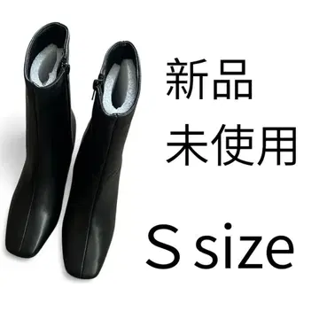 미사용 새상품 숏부츠 블랙