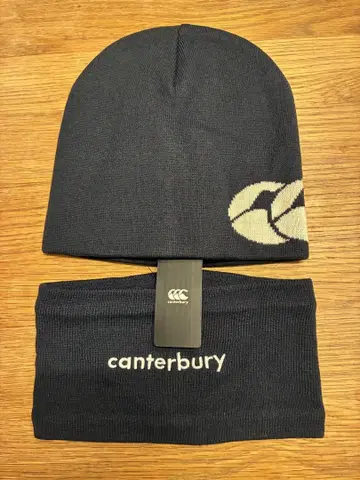 canterbury 니트 모자 (넥워머 포함)