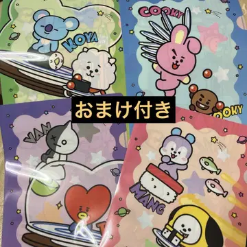 쿠라스시 클리어 파일 BT21 4장 세트 + 덤 포함