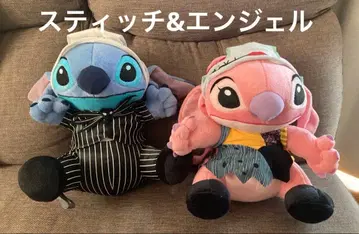 스티치&엔젤 봉제 인형 세트 약 30cm 할로윈