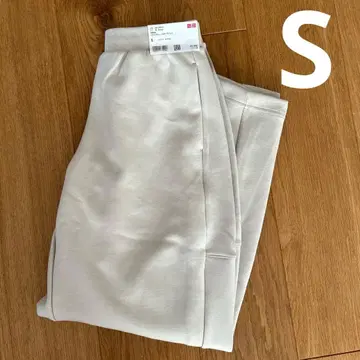 새상품 드라이 스웨트 커브 팬츠 유니클로 내추럴 스웨트 S