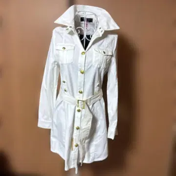LIZ LISA 화이트 트렌치코트