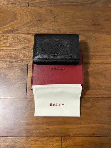 BALLY 3단 폴더형 지갑 블랙