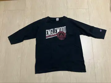 Champion ENGLEWOOD T셔츠 블랙 7부 소매
