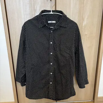 HARE 블랙 도트 무늬 티셔츠 M