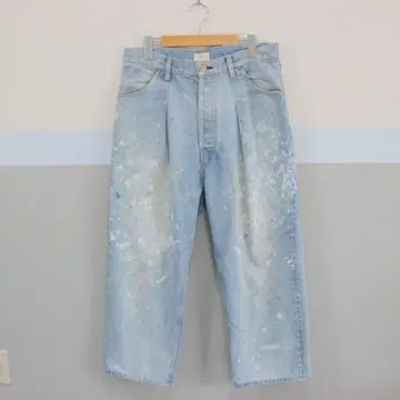 HERILL 15oz 데님 택 스플래시 4PK 데님 팬츠
