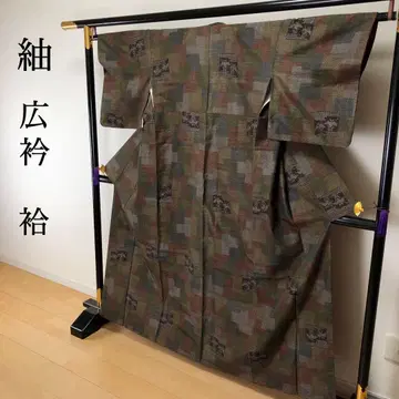 SK-106 견직물 넓은 카라 이중 기모노 화 절함 문양 캐주얼 하이센스