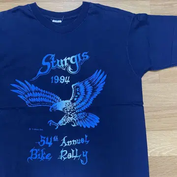 빈티지 90s STURGIS 바이크 티셔츠