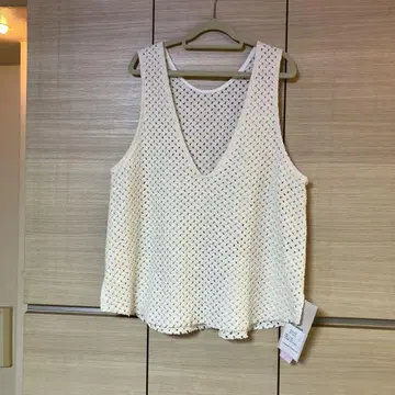 MELANGE 레이어드용 슬리브리스 아이보리