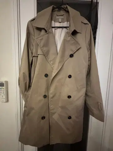 H&M 트렌치코트 카키 베이지 빅 사이즈