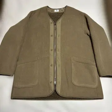 유니클로 Engineered Garments 플리스 노카라 코트 XL
