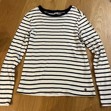 PETIT BATEAU 스트라이프 긴팔 T셔츠 M