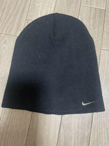NIKE 비니 니트 모자 블랙 검정