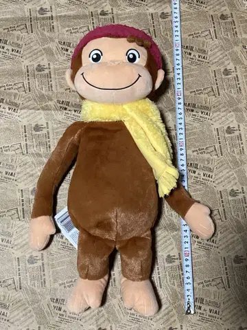 호기심 많은 조지 LL 봉제 인형 WINTER 약 45cm
