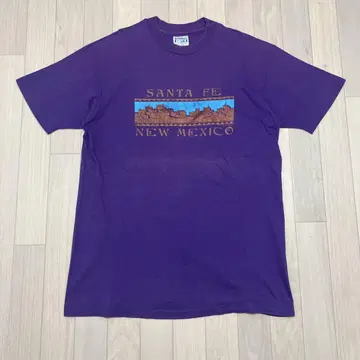 80s 뉴멕시코 산타페 T셔츠 지명 수베니어
