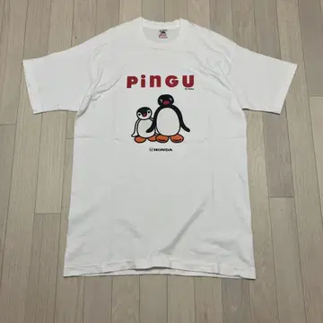90s PINGU 티셔츠 HONDA 애니메이션 기업