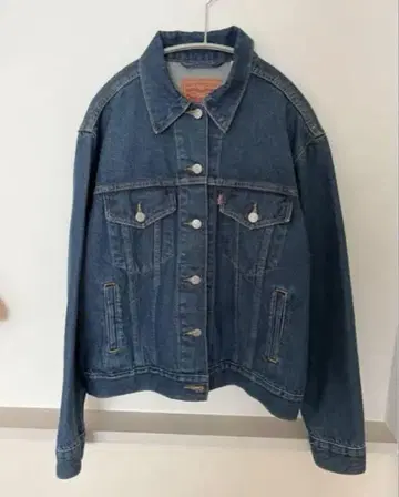리바이스 데님 자켓 블루