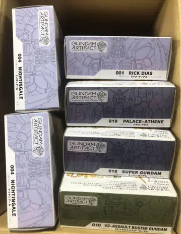 새상품 건담 아티팩트 6세트 나이팅게일 등 반다이