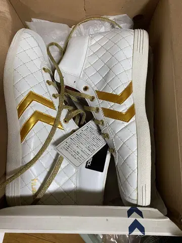 hummel 화이트 스니커즈 28.0cm