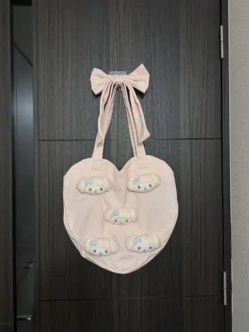merry jenny My Melody heart tote bag